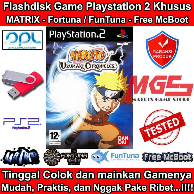 Flashdisk Game PS2 PS 2 Naruto - Uzumaki Chronicles 1