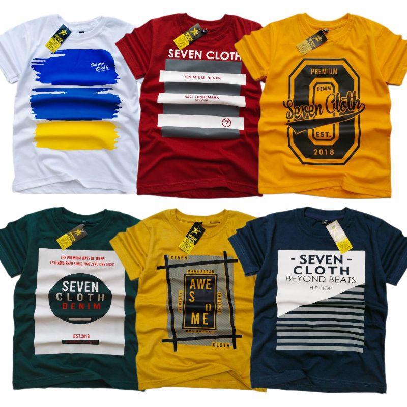 kaos distro anak sevencloth terpopuler