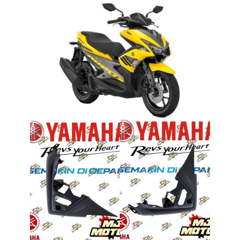 COVER PANEL SAYAP BAGIAN DALAM AEROX 155 OLD KANAN KIRI ORIGINAL YAMAHA B65-F835V-00 B65-F835U-00