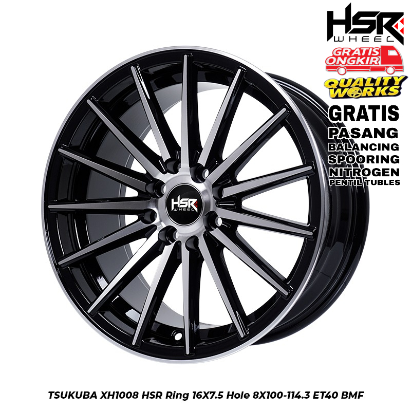 Velg Mobil Racing Ring 16 Avanza Xenia, Hsr Wheel Tsukuba