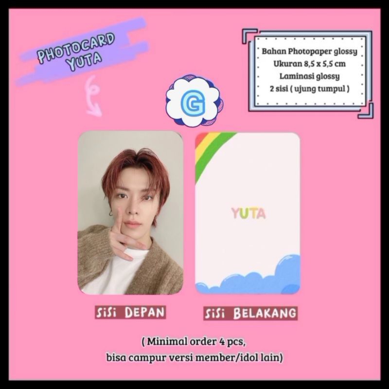 Photocard NCT - Yuta / Photocard Unofficial / Photocard Yuta