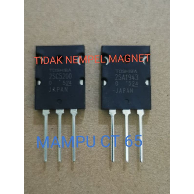 Transistor Toshiba C5200 A1943 lot 524