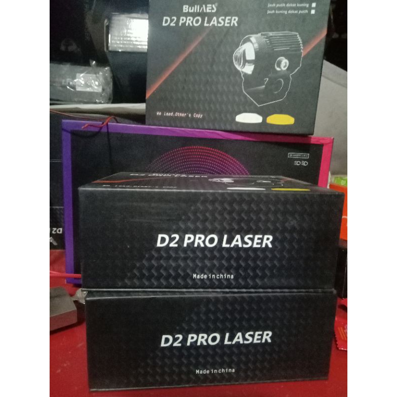 Lampu tembak LED 2 warna Putih-kuning