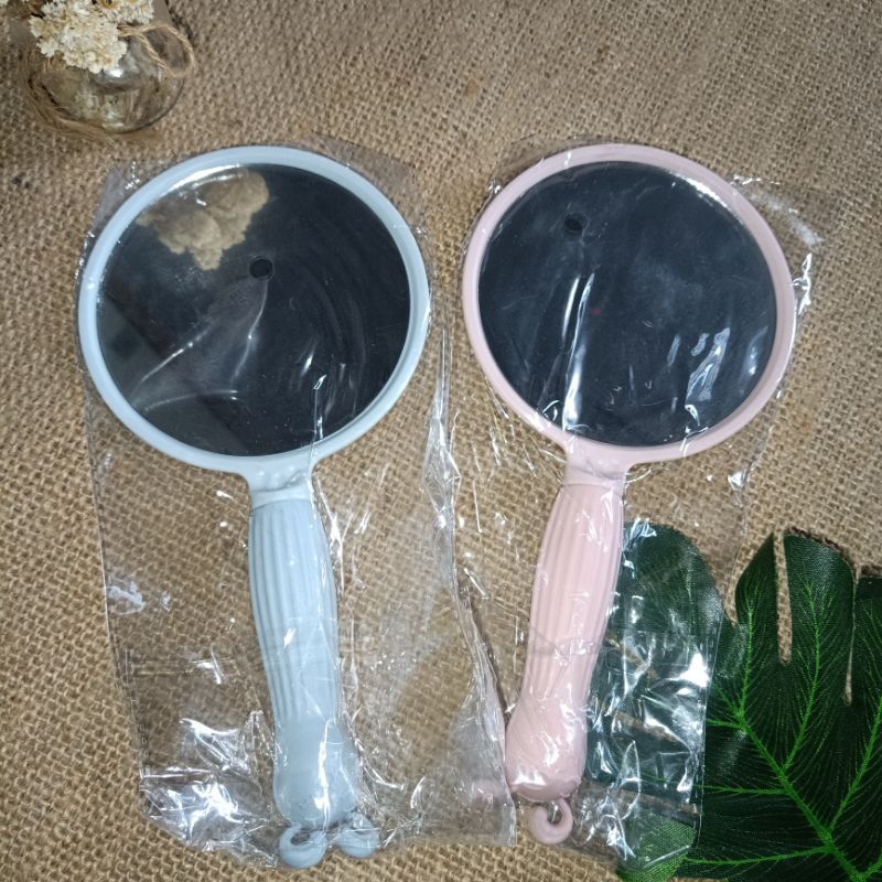 Cermin Love Gagang / Cermin Genggam Bulat / Cermin Gagang Love Minimalis