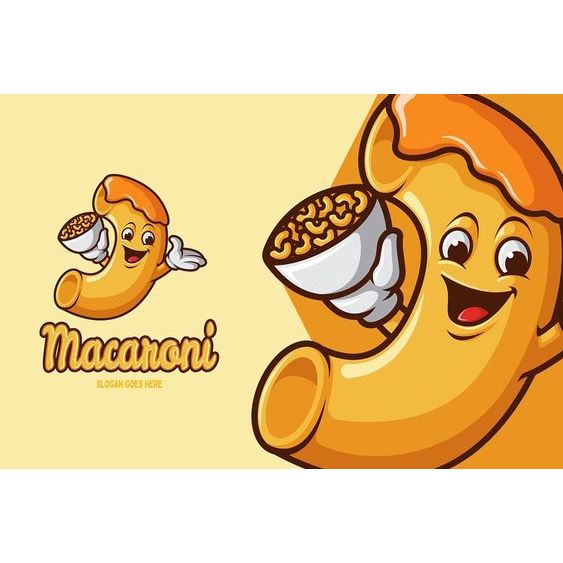 

Stiker makanan stiker makaroni sticker makaroni Kemasan Pouch Plastik Desain Custom Makanan Minuman
