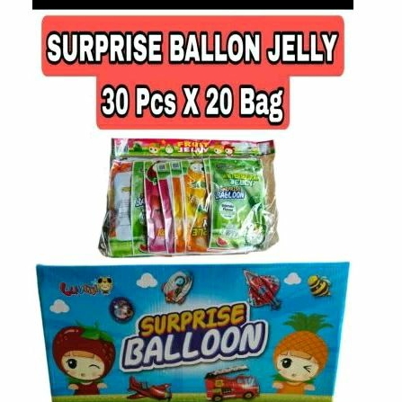 

SURPRISE BALLON JELLY BAG 30s