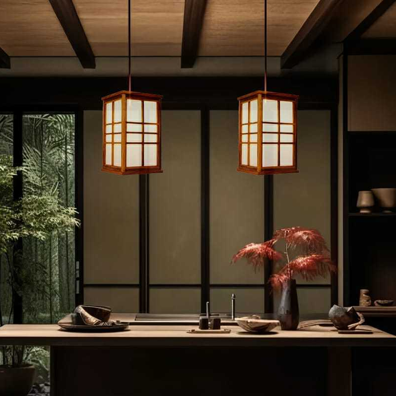 Lampu Gantung Minimalis Model Jepang Ruji