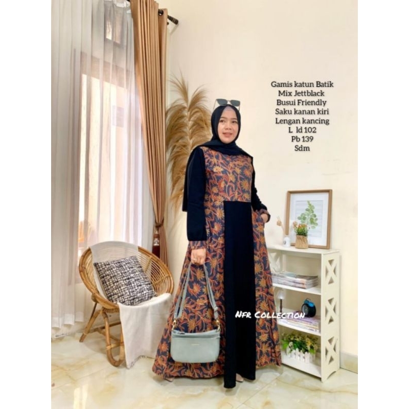 Gamis batik Lidya