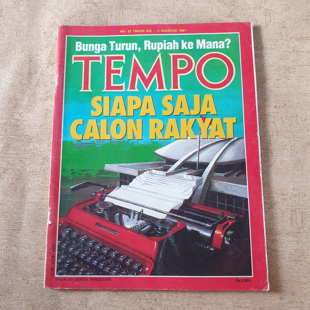 Majalah Tempo : Siapa Saja Calon Rakyat edisi no 23 agustus 1991