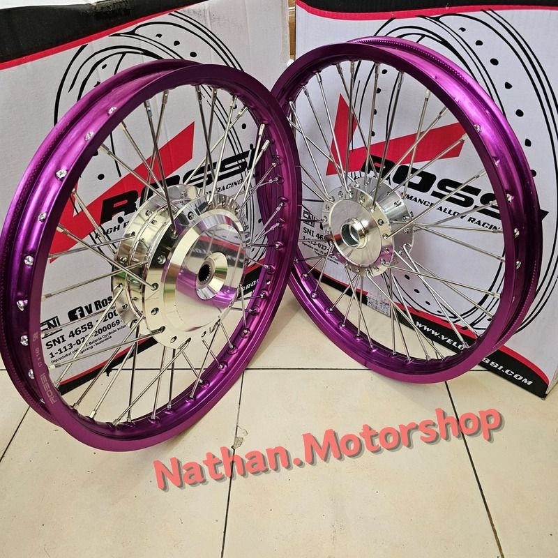 VELG PELEK MIO BEAT VARIO SCOOPY GENIO RING 17 ROSSI ORIGINAL