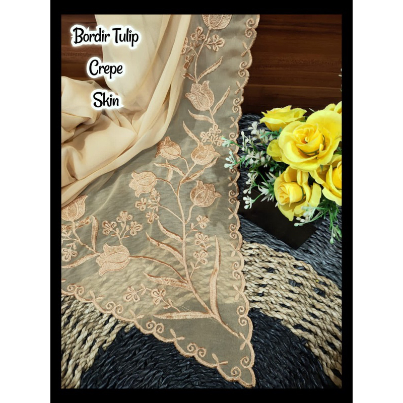 KAIN KEBAYA BORDIR SIFON CREPE