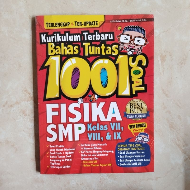 Kurikulum Terbaru Bahas Tuntas 1001 Sial Fisika SMP Kelas VII, VIII, dan IX