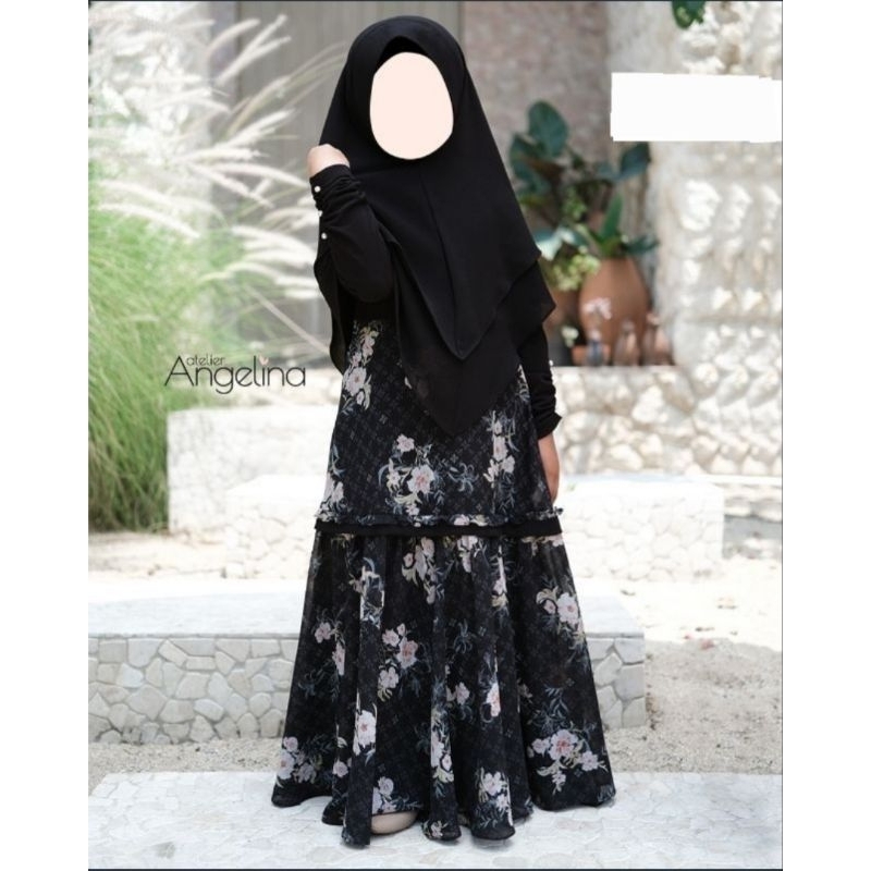 [La Fleur] Atelier Angelina Baby And Kids Dress Set Khimar