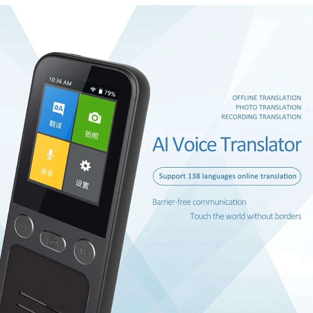 T16 - Portable Audio AI Voice Translator - Support Photo Translation - Alat Penerjemah Portabel - 13