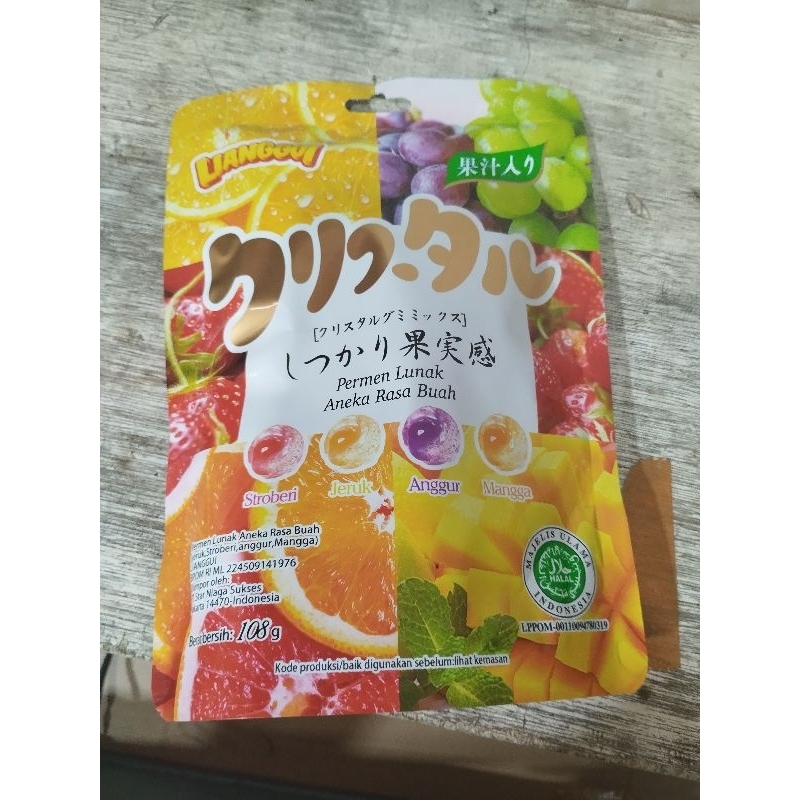

Permen Lunak/Jelly Buah Lianggui 108Gram