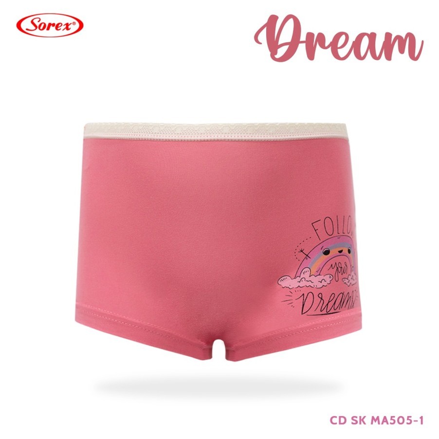 Sorex Kids Boxer Anak Perempuan Celana Dalam Super Soft CD MA 505