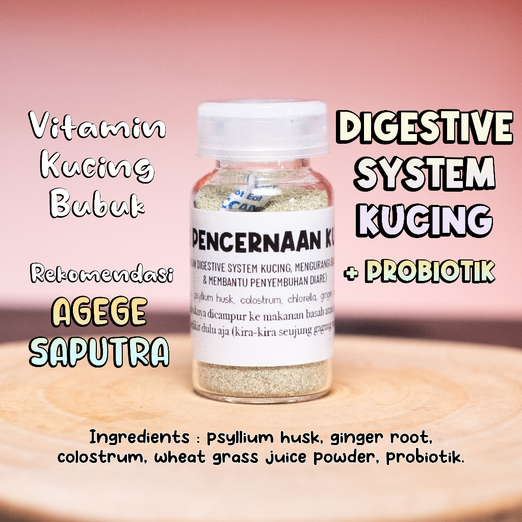 Vitamin Pencernaan Kucing + Probiotik