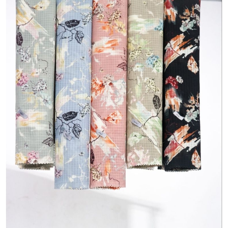 Hijab segi empat/ Jilbab Motif/ Kairo / Motif Bunga