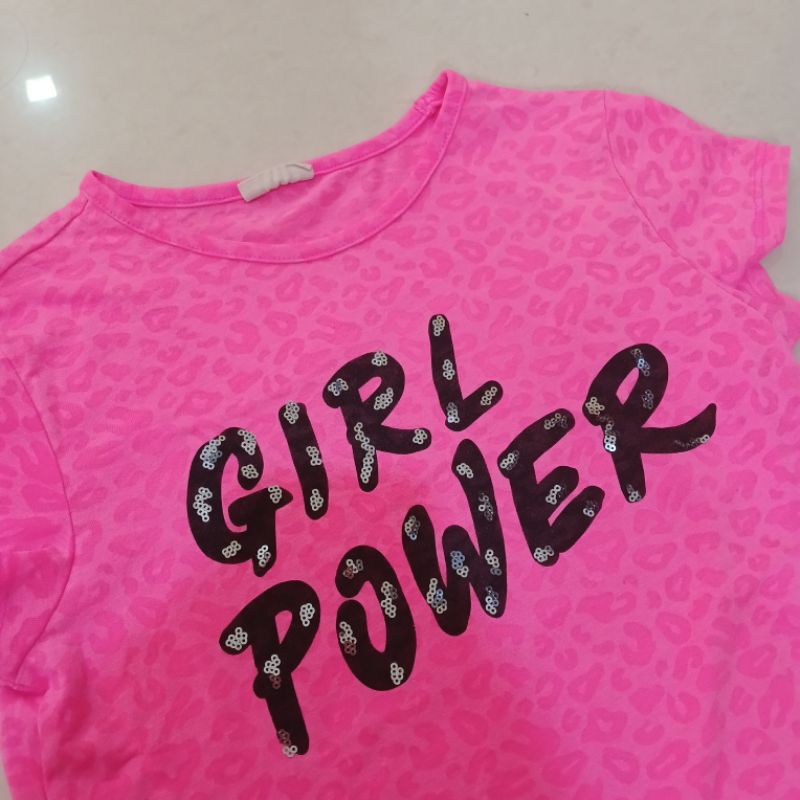 Kaos Baju Anak Perempuan OVS Girls Preloved 11-12y
