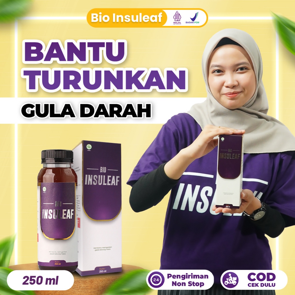 

Bio Insuleaf – Herbal Alami Bantu Atasi Kencing Manis Turunkan Gula Darah Diabetes Asam Urat Kolesterol Cegah Gagal Ginjal & Perbaikan Sel Yang Rusak