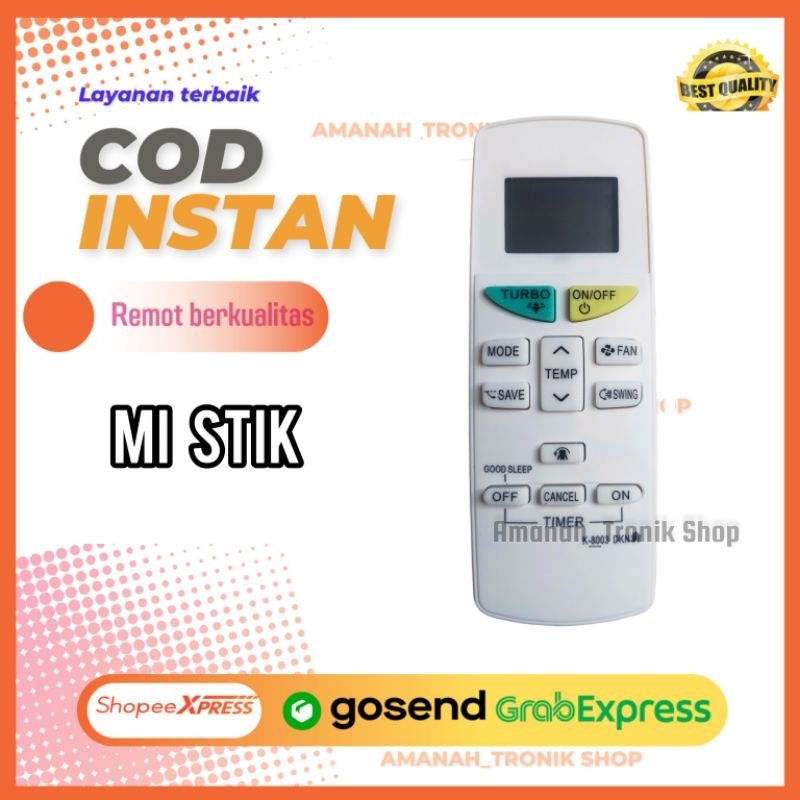 Remote AC Daikin Universal Kualitas original multi