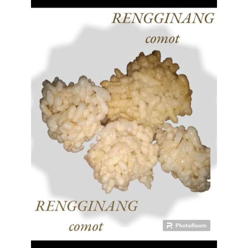 

Rengginang/Rangginang Comot 3varian (ketan hitam,terasi,bawang) 500gr mentah