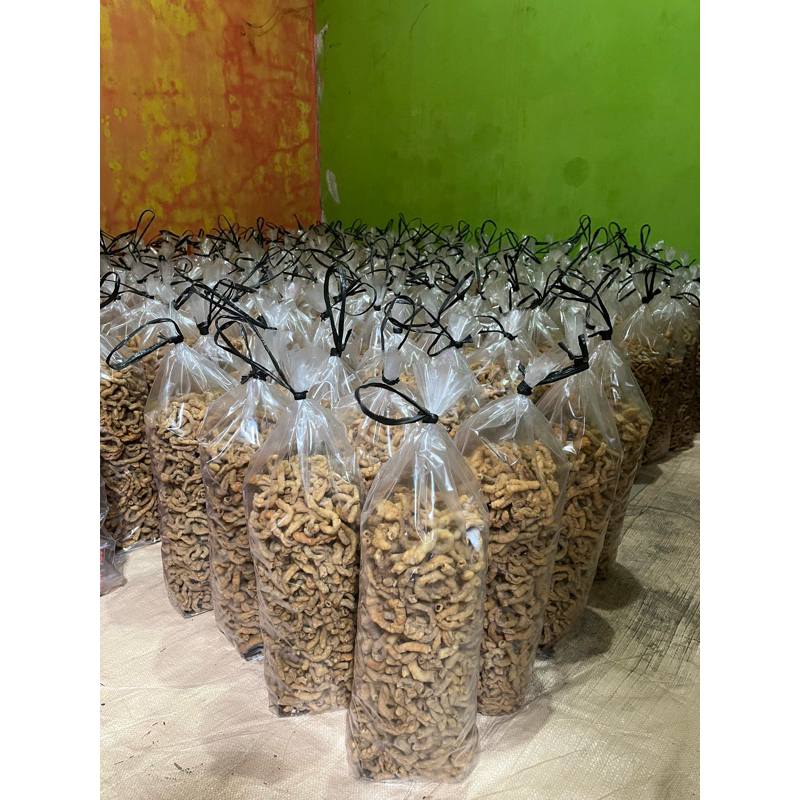 

Sekar_Shop07 Keripik Usus Ayam 1Kg Renyah / Free Kardus