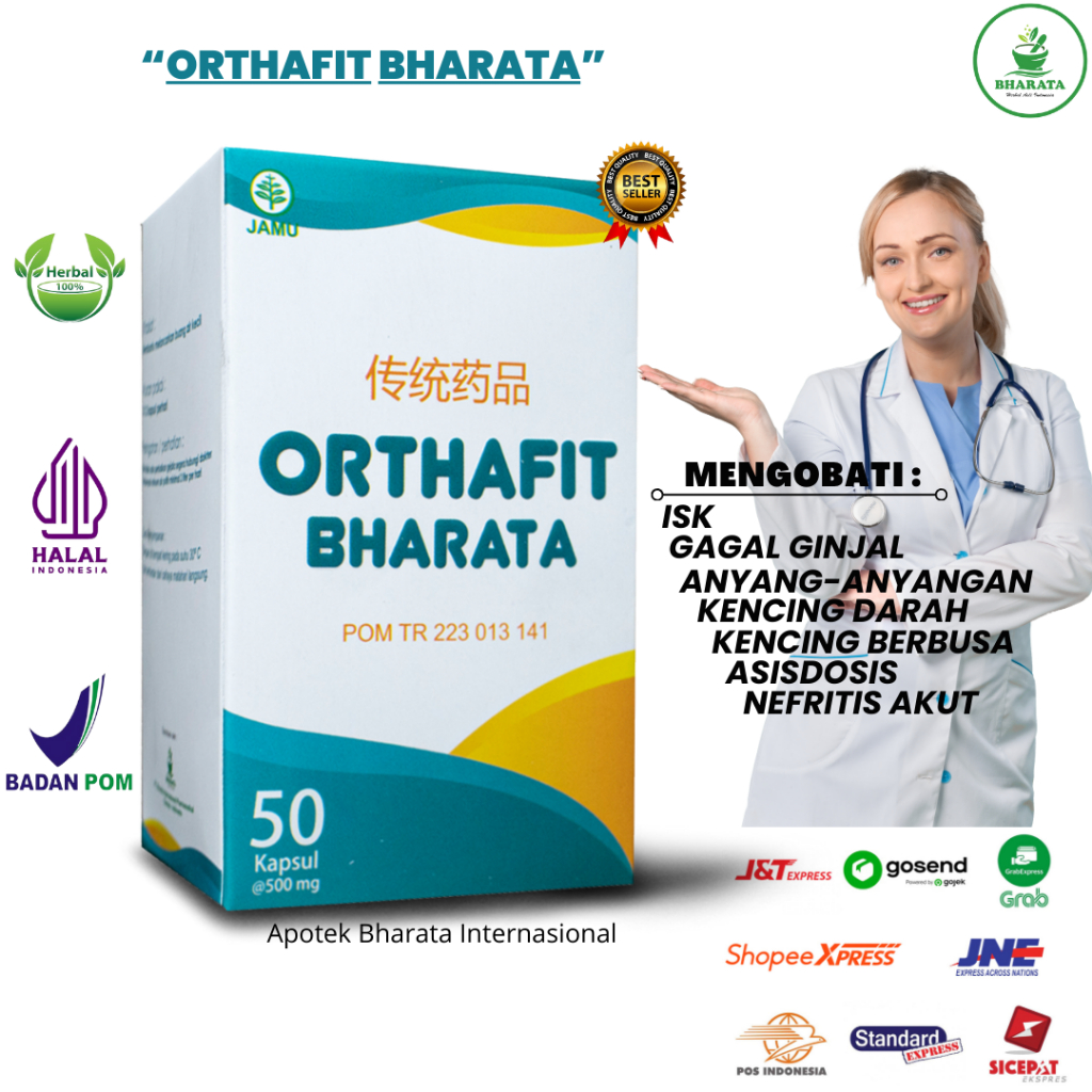 Obat Ginjal Ampuh Obat Herbal Gagal Ginjal Obat Infeksi Ginjal Obat ISK Orthafit Bharata