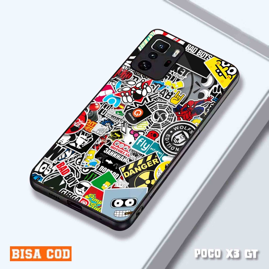 Casing Poco X3 GT - Case Poco X3 GT - Case Motif GRAFSTC - Kesing hp POCO X3 GT Pelindung hp Poco x3