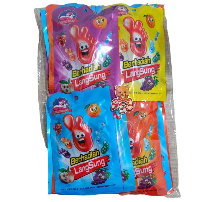 

PERMEN PLANET KAKI FRUITY ISI 20