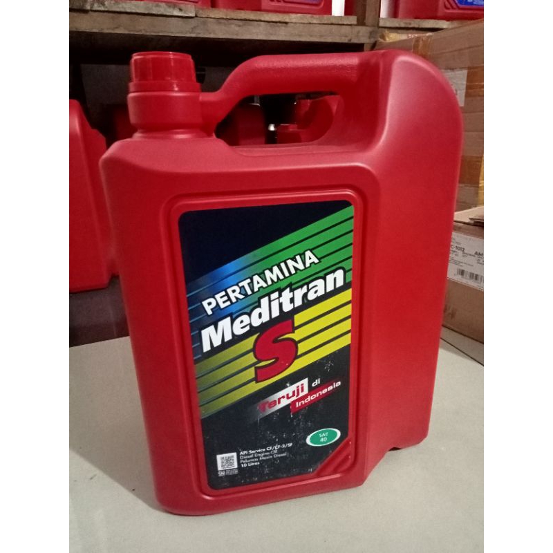 OLI MEDITRAN S 15W-40 10 LITER - PERTAMINA