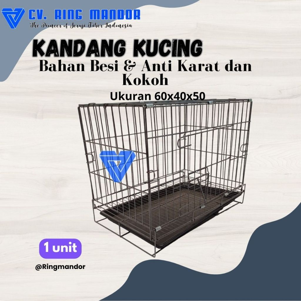 kandang kucing ,kandang kelinci size 60x40x50