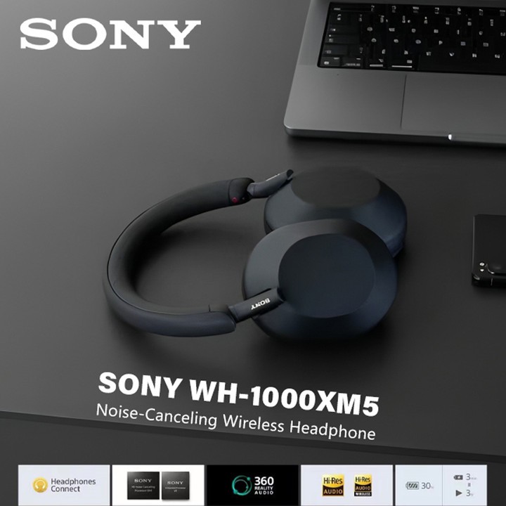 SONY Headphone/SONY WH-1000XM5/ SONY Headset Bluetooth Bluetooth Wireless Sports Headphone Bluetooth Active Noise earphone bluetooth headphone bluetooth Wireless gaming earphone