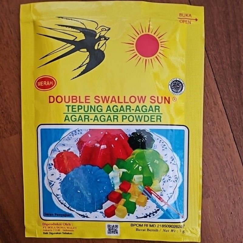 

Agar wallet double swallow / agar agar sachet 7gr