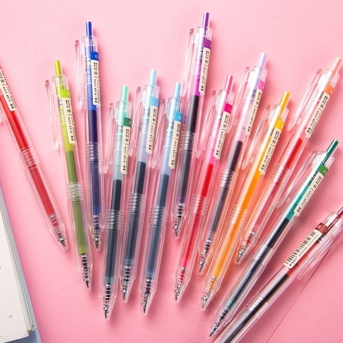 

Pulpen M&G Retractable Colorful Gel Pen 36 Color Ballpoin AGPH5603 / Pcs Original 100