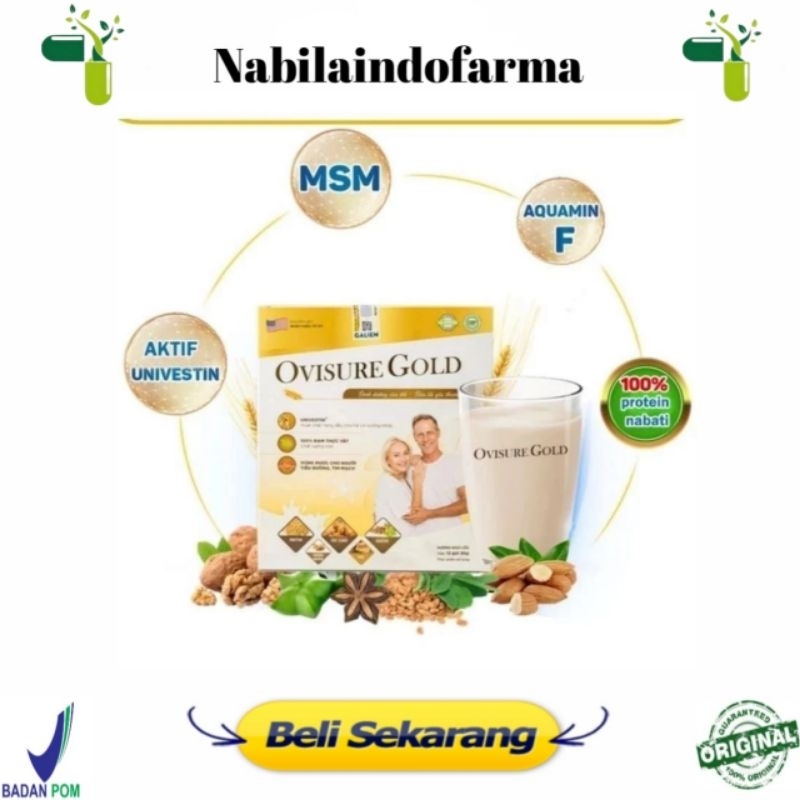 

Ovisure Gold Asli Susu Vitamin Kesehatan Tulang Sendi Original