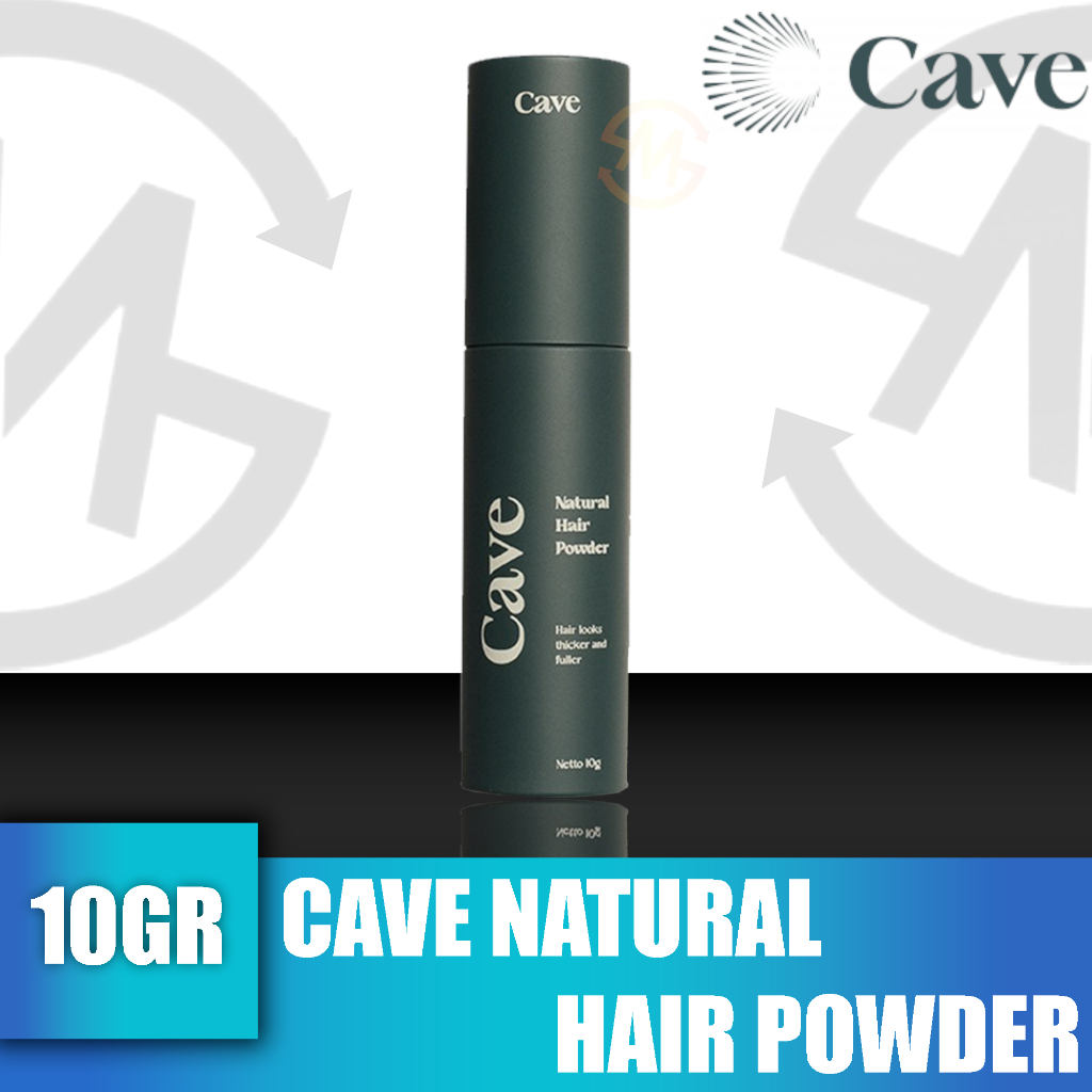 Cave Natural Hair Powder 10 gr - Membuat Rambut Lebih Bervolume & Tebal Anti Lepek