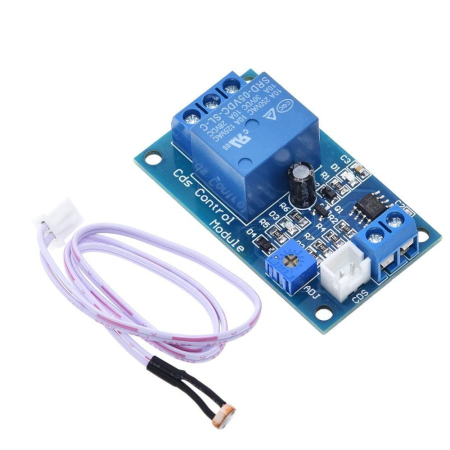 Modul Sensor Cahaya 12V XH-M131 LDR Relay Module Saklar Otomatis