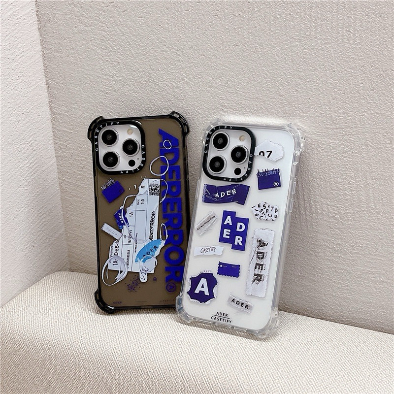 case casing CASETiFY BOUNCE SERIES CLEAR ADER ERROR ADERERROR STRUK BARCODE IPHONE 11 12 13 14 15 PR