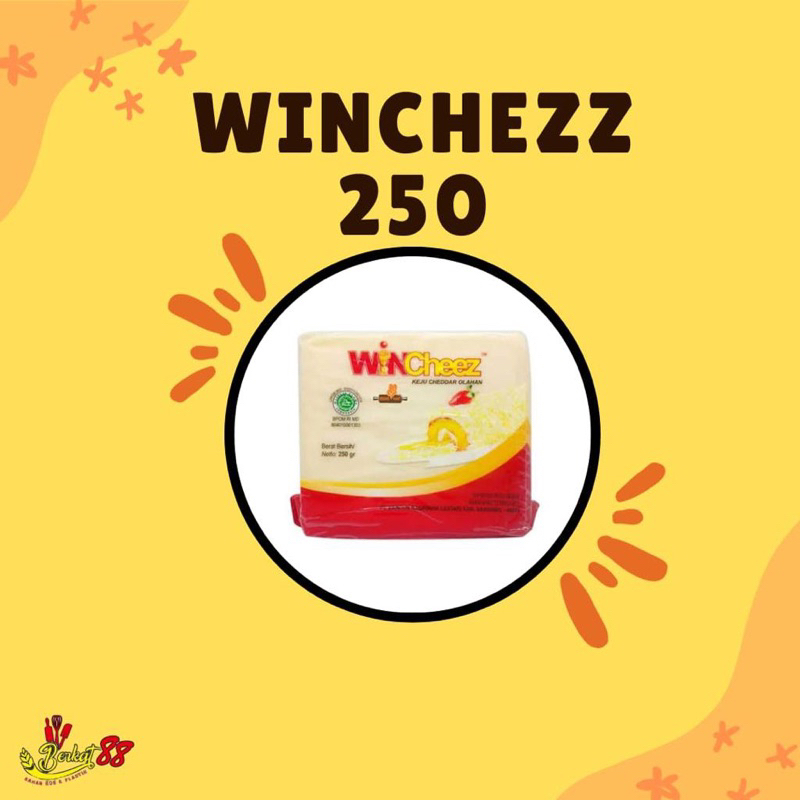 

Wincheez Keju Blok Balok Cheddar Serbaguna 250 Gr
