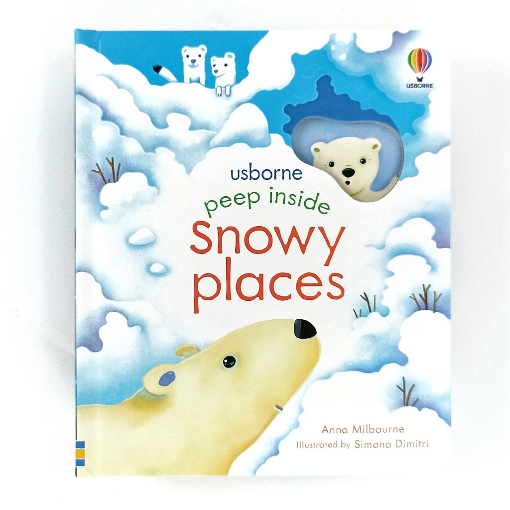 Usborne Peep Inside Snowy Places Board Book Original