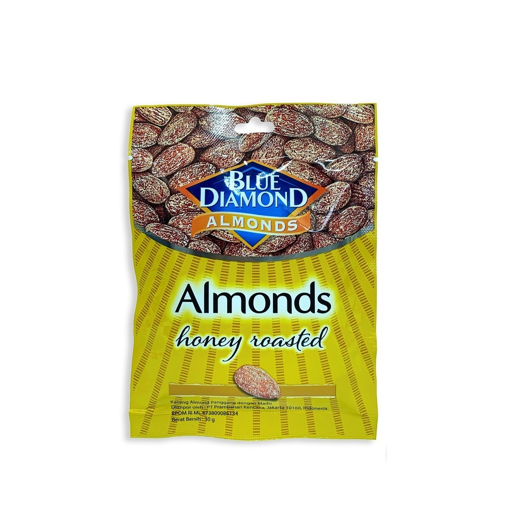 

BLUE DIAMOND Roasted Almonds-Honey 30 Gr Almond Panggang Rasa Madu