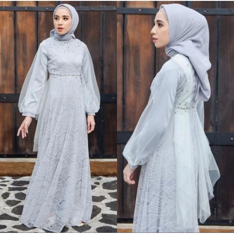 gamis brokat nadine