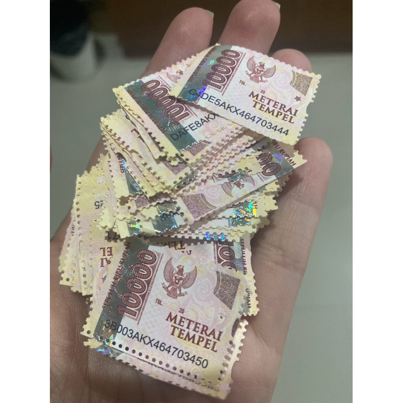 

marerai 10000 MATERAI 10ribu