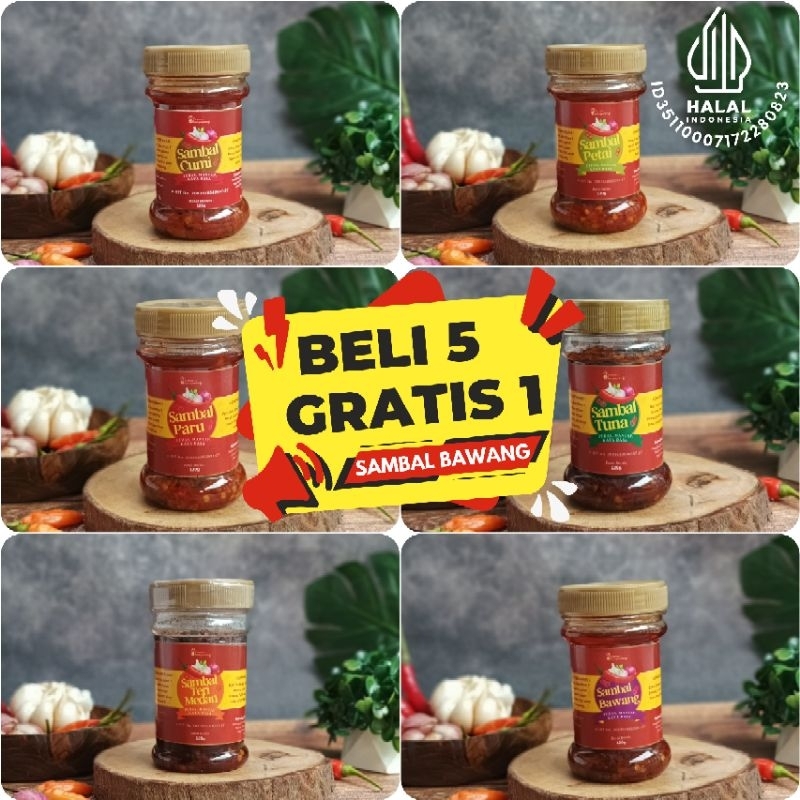 

Pawon Banyuwangi Sambal Cumi Bawang Ikan Tuna Paru Sapi Teri Medan Pete Petai