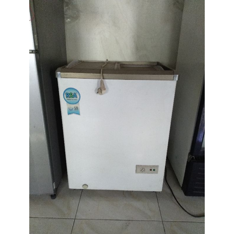 freezer sliding rsa 200 bekas (bisa nego)