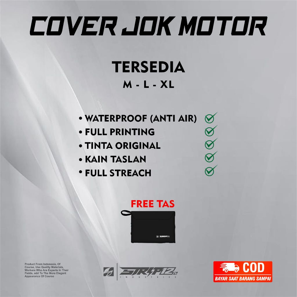 PELINDUNG COVER JOK MOTOR VARIO BEAT SAMURAI ANTI AIR ANTI AIR PELINDUNG ANTI CAKAR KUCING MIO SCOOP