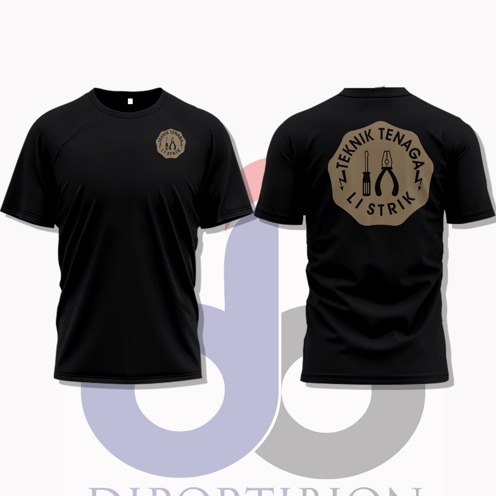 Teknik Tenaga Listrik Kaos Distro / Kaos Lengan Pendek Distro Teknik Tenaga Listrik