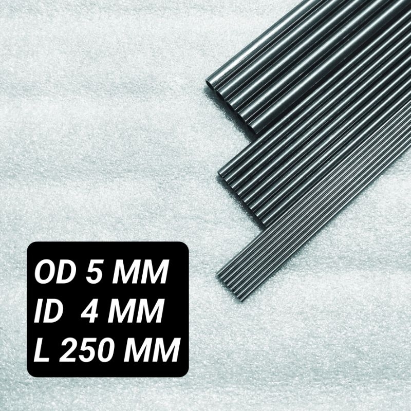 Pipa Kapiler Stainless / Pipa Tubing OD 5 MM x ID 4 MM L 250 MM