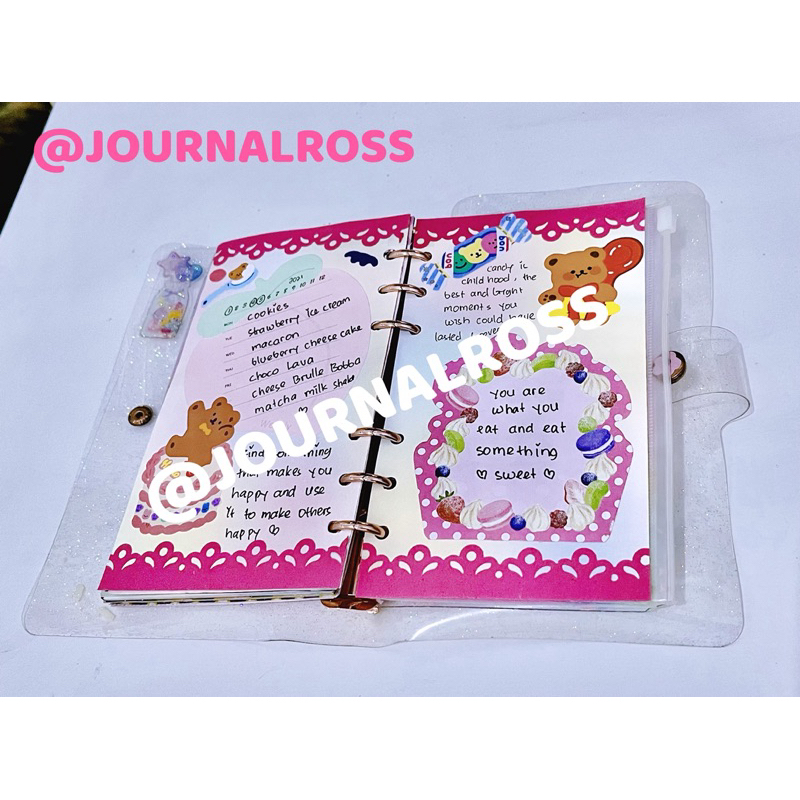 

[JOURNALROSS] Binder A5 A6 Cute Design Daisy dan Bening Last Stock